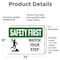 Signmission 18 in Height, 24 in Width, Vinyl Decal, Rectangle OS-2PACK-SF-D-1824-L-10884 - alternate 3